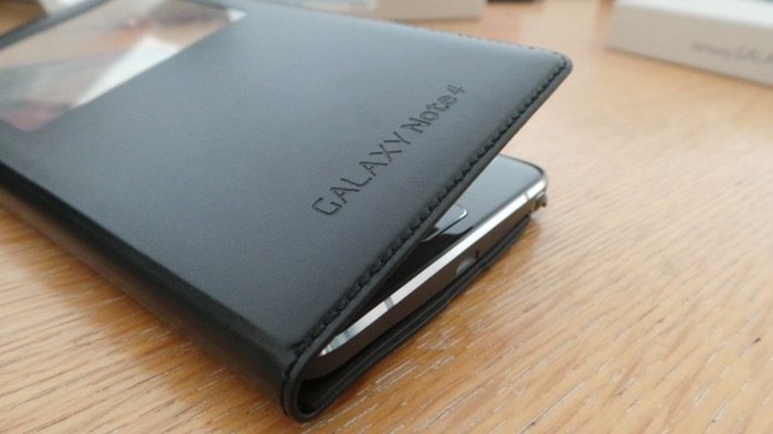 Samsung Test de l’étui S-View pour le Galaxy Note 4
