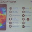 samsung galaxy alpha les specifications et les prix devoiles 1