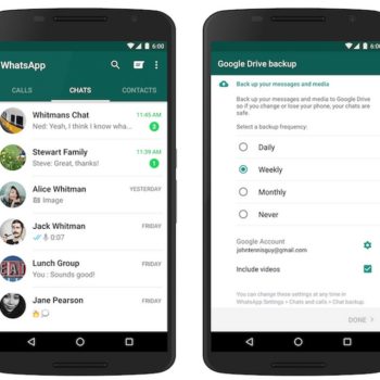 sauvegarde messages whatsapp sur google drive 1