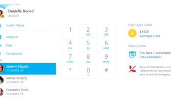 skype for web appel de telephones et notifications 1