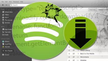 spotify bouche une faille sur chrome evitant le telechargements en mp3 avec downloadify 1