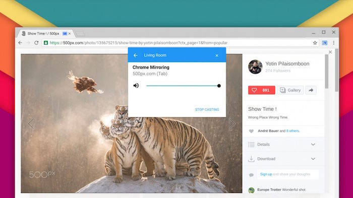 Le support du Chromecast va être natif dans le navigateur Chrome