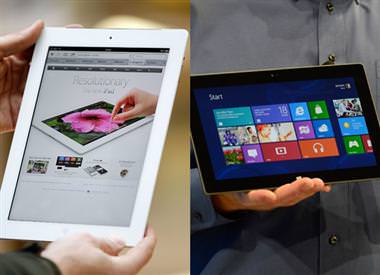 surface 2 versus ipad 4 les specifications des tablettes apple et microsoft 1