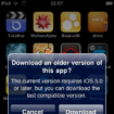 telecharger lancienne version compatible dune application pour votre ancien idevice 1