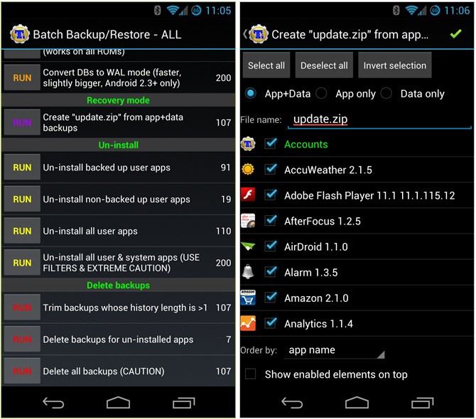 titanium backup pour android 5 0 en version preview 1