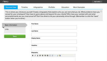 transformez votre cv en une veritable infographie avec re vu 1