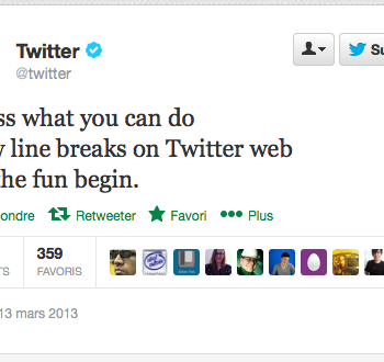 twitter ajoute enfin le support pour les sauts de ligne sur le web 1