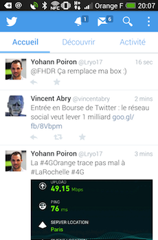 twitter beta sur android chamboule une nouvelle fois linterface utilisateur 1