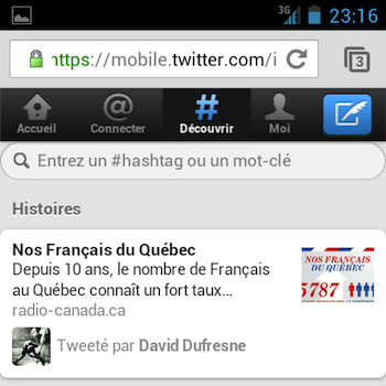twitter met a jour son site web mobile 1