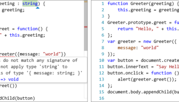 typescript est la tentative de microsoft de rendre plus facile le developpement javascript 1