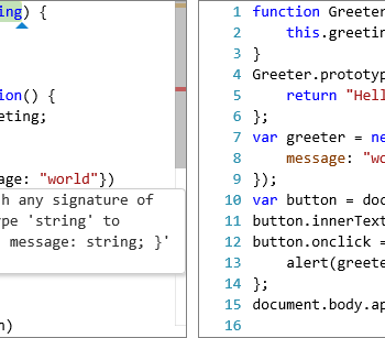 typescript est la tentative de microsoft de rendre plus facile le developpement javascript 1