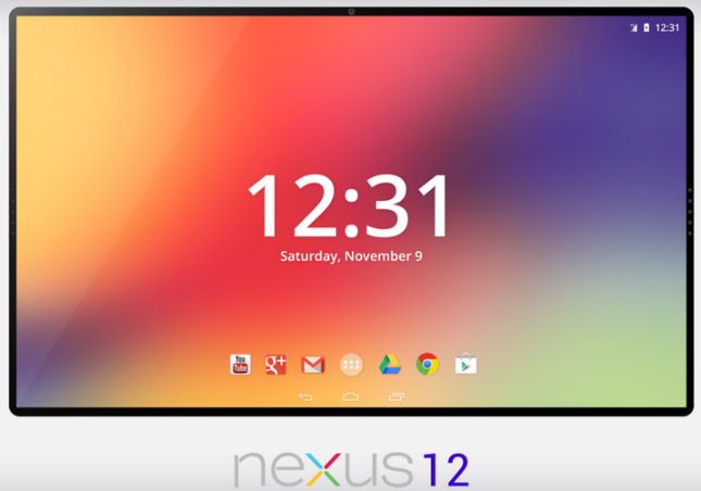 un concept de la tablette nexus 12 et plus de rumeurs sur la nexus 8 1