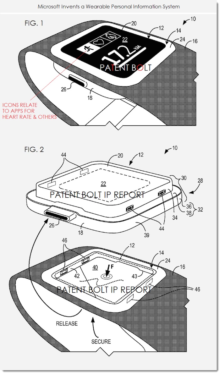 un nouveau brevet revele que microsoft travaille sur une smartwatch 1