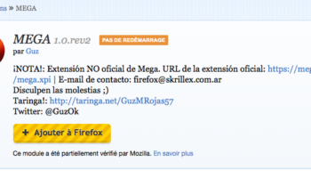 une extension pour firefox pour mega le service de stockage sur le cloud de kim dotcom 2