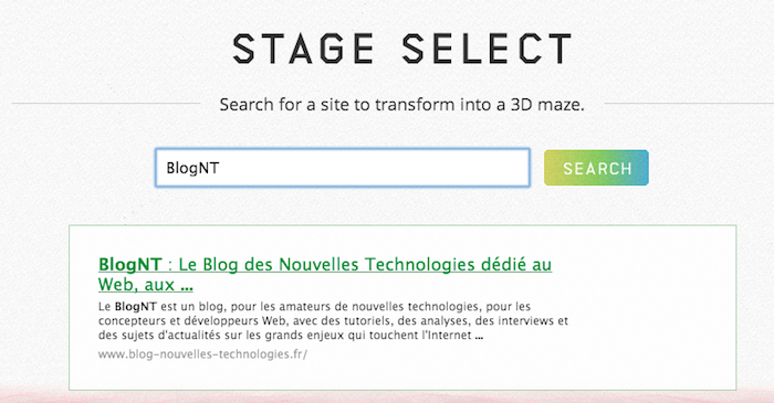 Une nouvelle Chrome Experiment convertit n’importe quel site Web en un labyrinthe 3D jouable