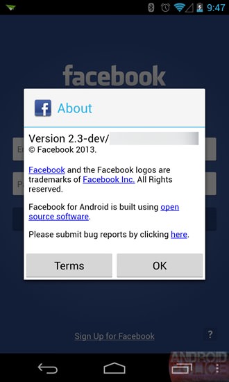 une rom leakee revele des indices sur un lanceur et les specifications du facebook phone 1
