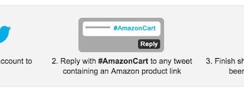 utiliser twitter pour ajouter des choses a votre amazoncart 1