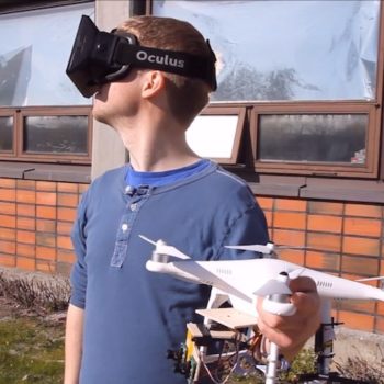 virtual insanity une camera 3d sur un drone controle par des oculus rift 1