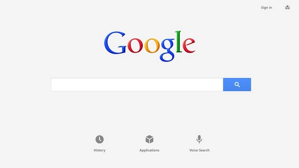 voici a quoi va ressembler lapp google sur windows 8 0