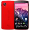 voici le nexus 5 rouge dans une image de rendu de presse 1
