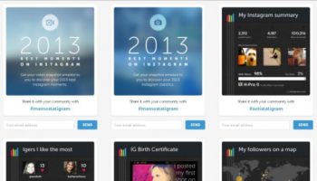 voir le resume de votre annee 2013 sur instagram grace aux photos postees 1