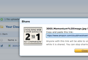 vous pouvez desormais partager des fichiers via amazon cloud drive 1