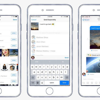 vous pouvez partager des fichiers dropbox directement depuis messenger 1 1