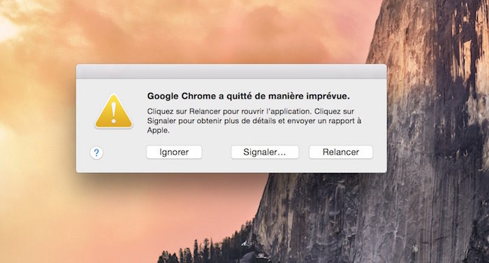 Vous pouvez planter Chrome avec ce simple code