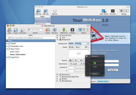 webdesigners 10 applications html et css sur mac os x 1