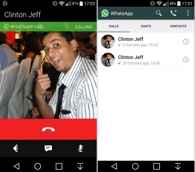 whatsapp appels vocaux android 1