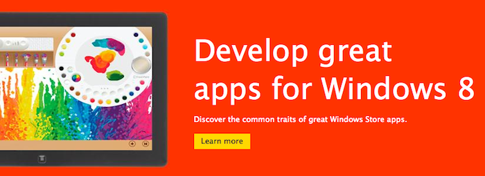 Le Windows Store est maintenant ouvert à tous les développeurs