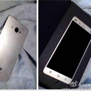 xiaomi mi4 deux cliches devoilant son chassis en argent 1