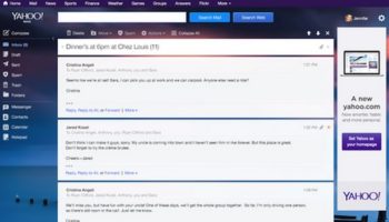 yahoo mail une nouvelle conception et un espace de stockage augmente a 1 to 1