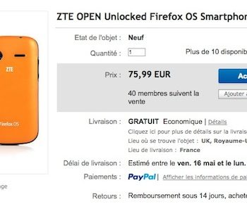 zte open c le smartphone firefox os vendu 76 euros 1