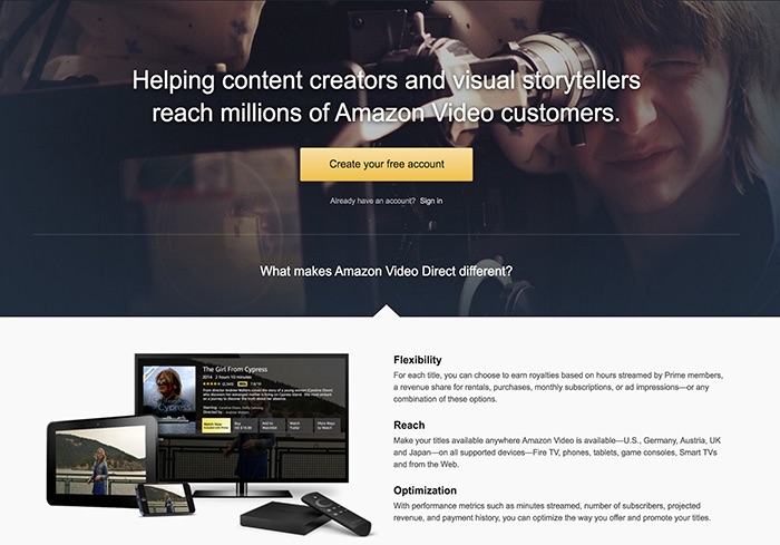 amazon video direct le concurrent de youtube 1