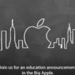 apple annonce un evenement centre sur leducation a new york le 19 janvier 1