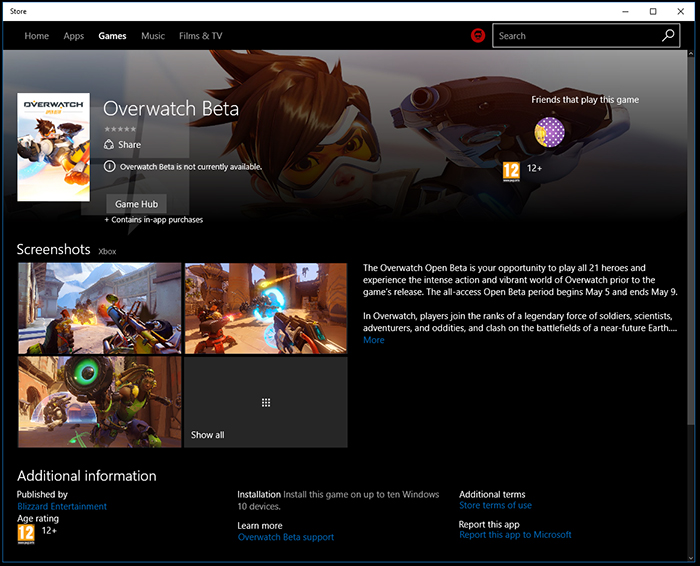 Certains jeux de la Xbox One arrivent sur le Windows Store