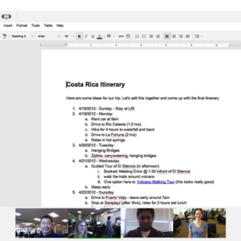 encore des nouveautes pour google google docs pour un hangout gestion des albums photos 1