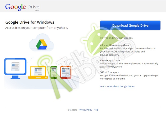 google drive pressenti pour 5 go despace disque une application mobile et edition de document 1
