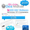 infographie les chiffres du blognt en 2011 1