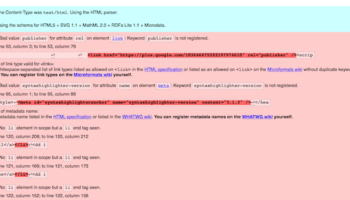 le w3c lance un nouveau service de validation 1