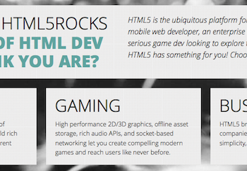 un nouveau look pour html5rocks com 1