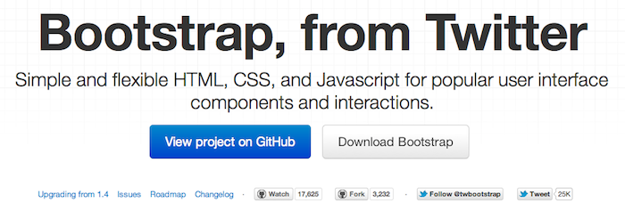 Utiliser Twitter Bootstrap pour votre application Web locale