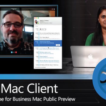 vous pouvez maintenant essayer skype for business pour mac 1 1