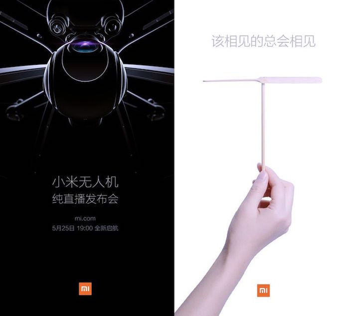 Xiaomi semble prêt à lancer un drone le 25 mai