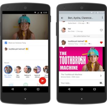 youtube lance son service de messagerie sur ios et android 1 1