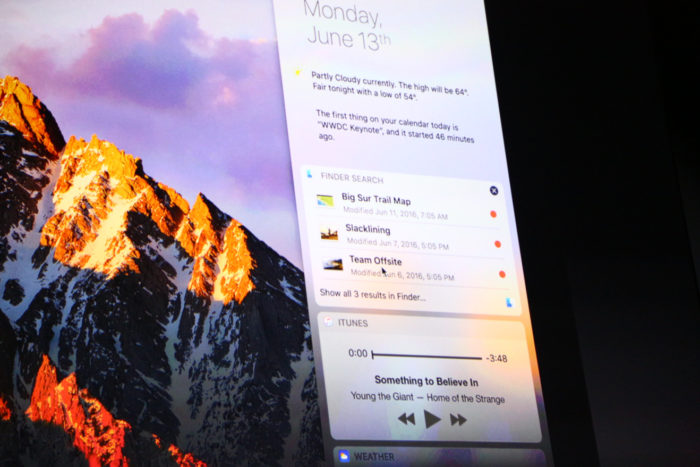 macOS Sierra : l'arrivée de Siri sur bureau !