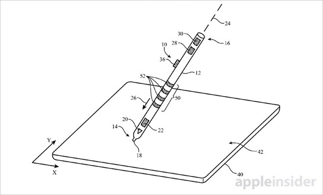 Un brevet d'Apple pourrait améliorer le Apple Pencil