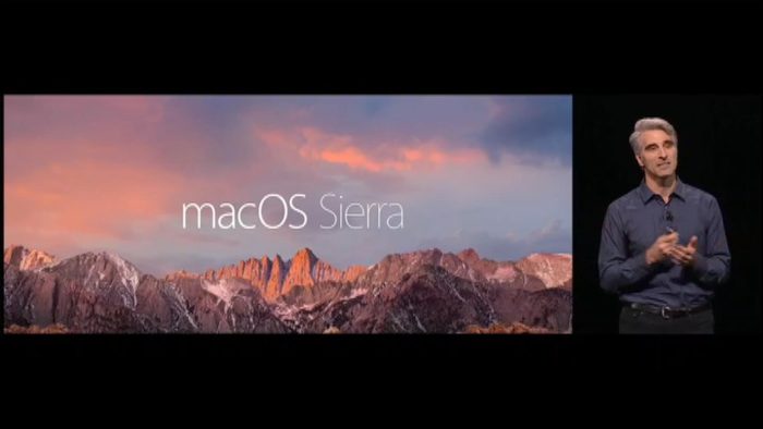 Apple a annoncé macOS Sierra