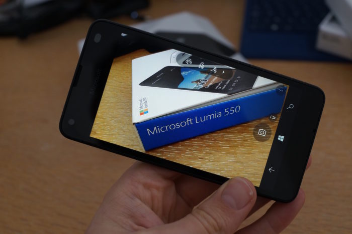 Lumia 550 : un appareil photo décent 